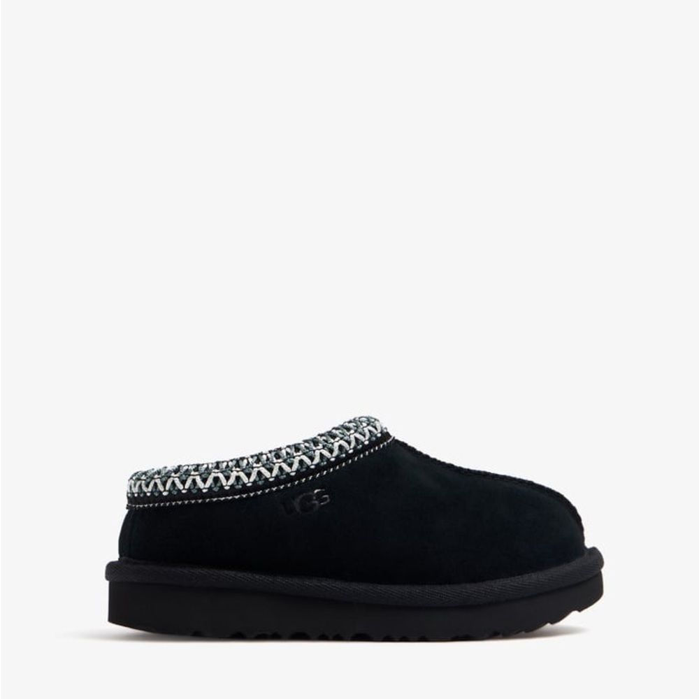 UGG Tasman Black Toddler Slippers